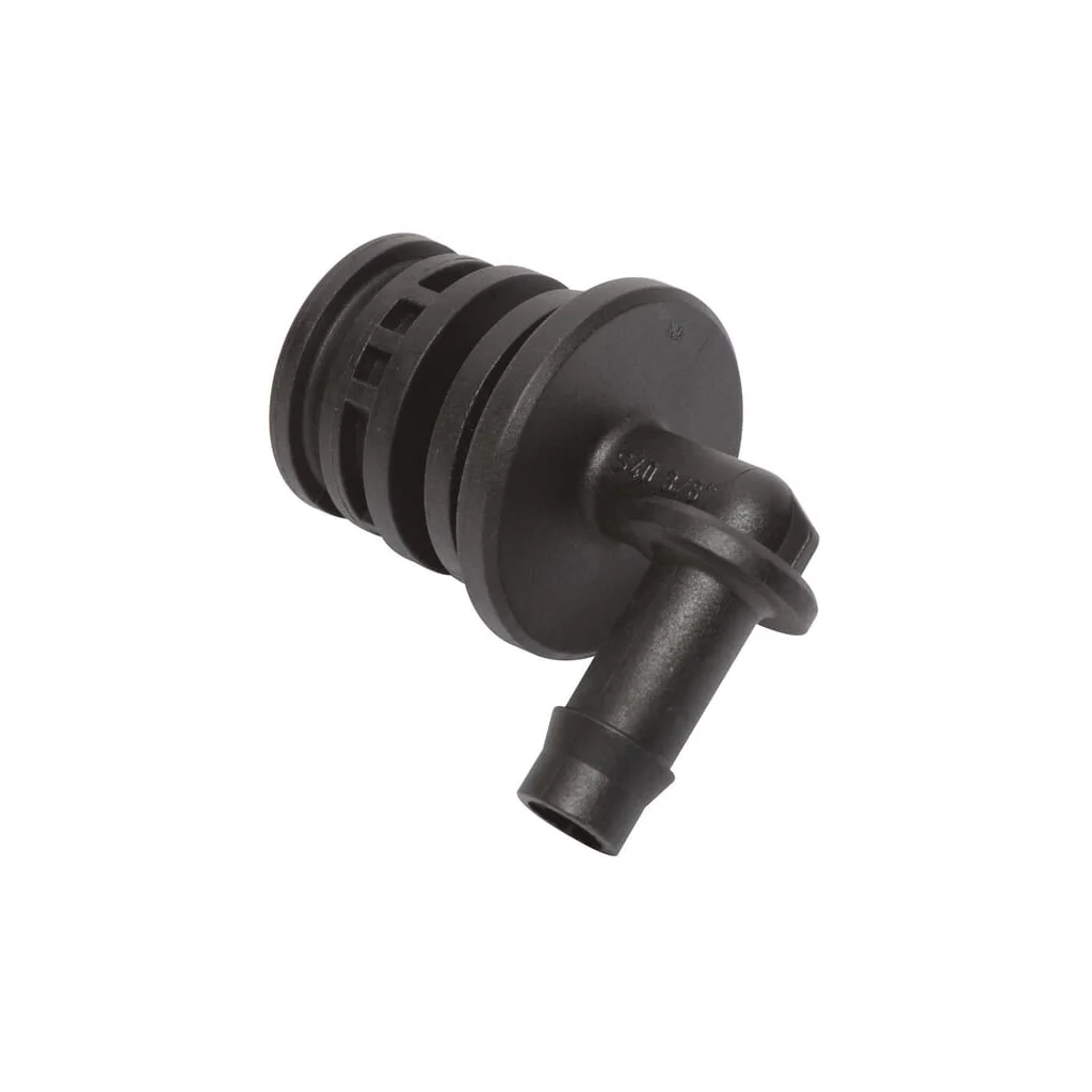 Coadă furtun 90° 3/8" S40