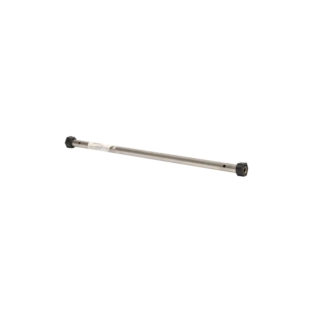 Tub conductă din inox pentru 2 duze triple, cu racord și o-ring.