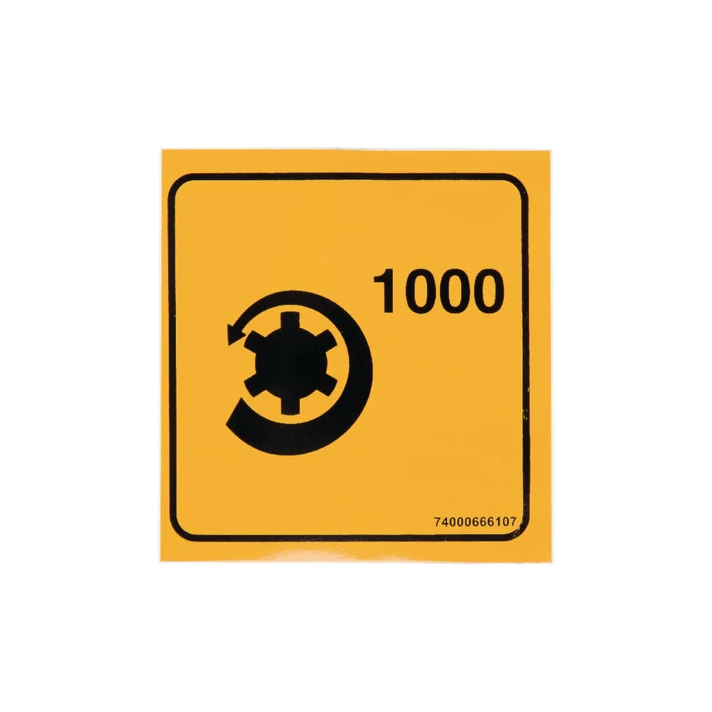 Autocolant 1000 Rpm