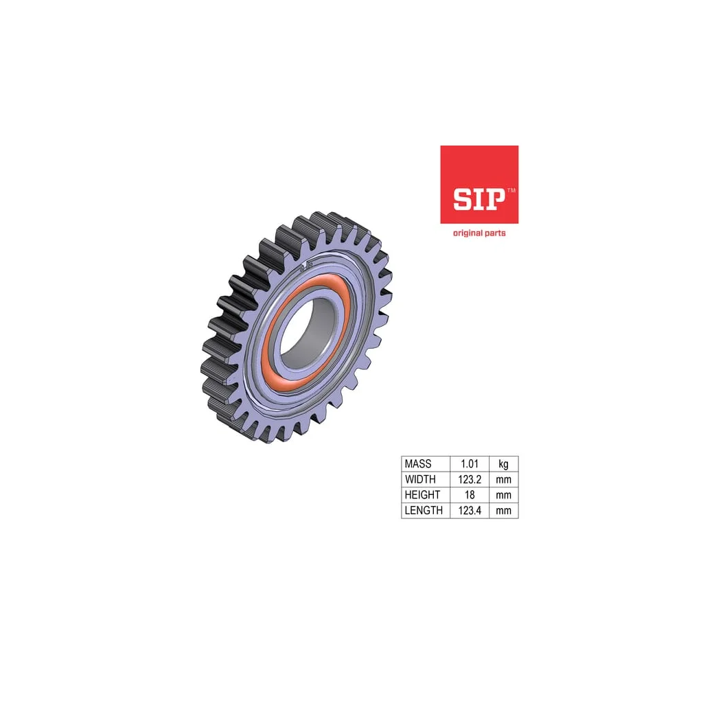Pinion 29/4 complet