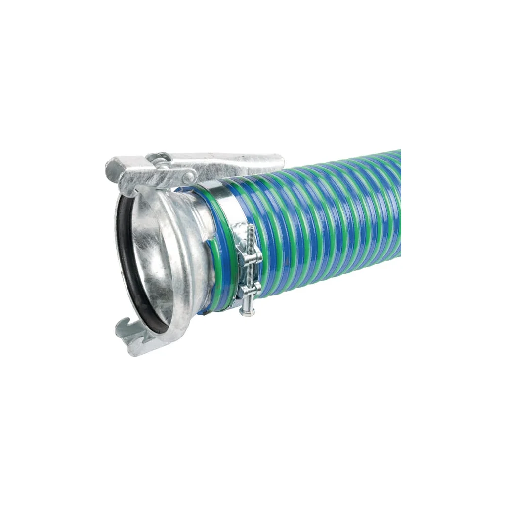 Furtun vidanjă cu cuple 6" 3m albastru/verde