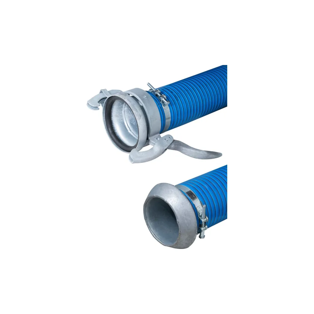 Furtun vidanjă cu cuple albastru/roșu 6" 4m