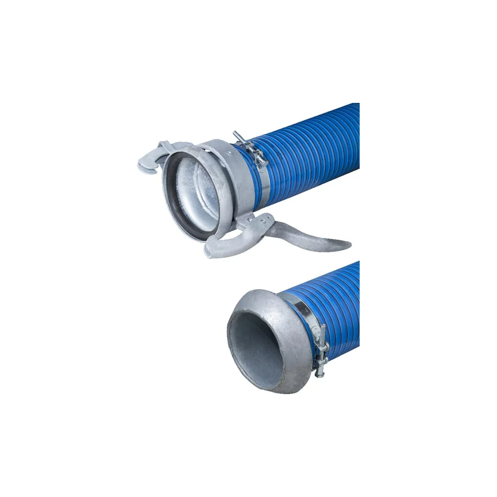 Furtun vidanjă cu cuple albastru/roșu 6" 5m