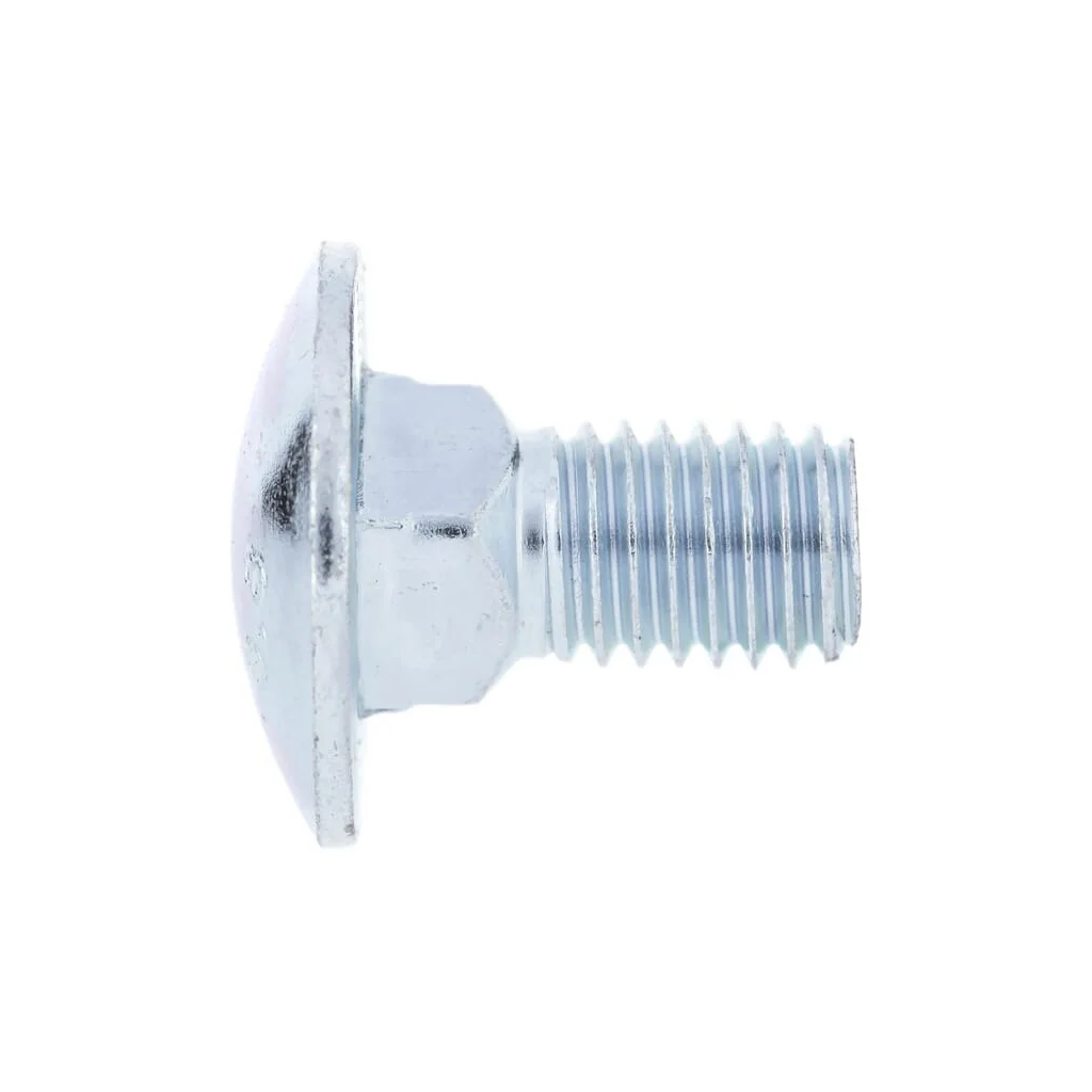 Șurub cap bombat torbant gât pătrat DIN603 M10x1,5x20mm filet 13,4mm oțel zincat grupa 8.8