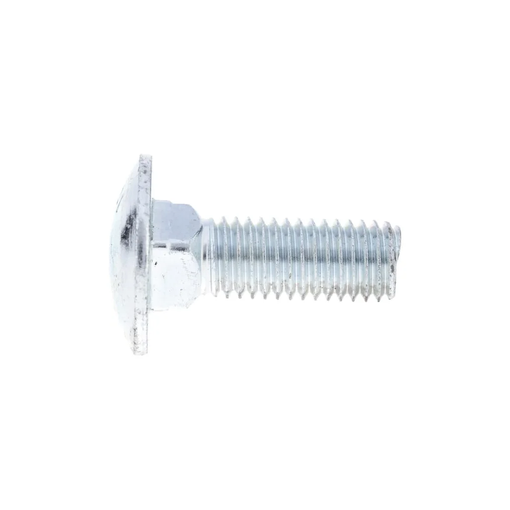 Șurub cap bombat torbant gât pătrat DIN603 M10x1,5x30mm filet 26mm oțel zincat grupa 8.8