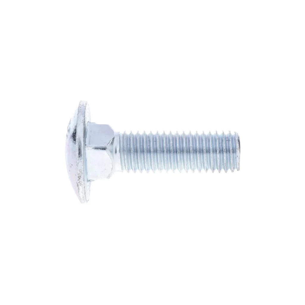 Șurub cap bombat torbant gât pătrat DIN603 M10x1,5x35mm filet 26mm oțel zincat grupa 8.8