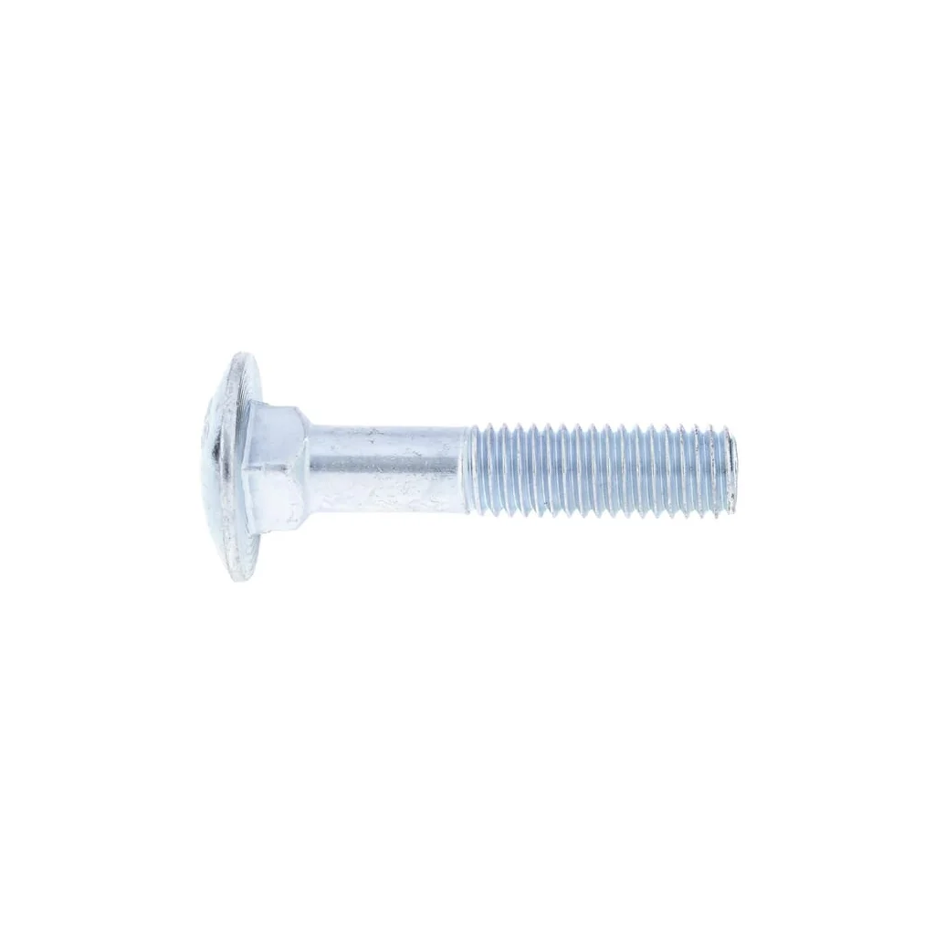 Șurub cap bombat torbant gât pătrat DIN603 M10x1,5x50mm filet 26mm oțel zincat grupa 8.8