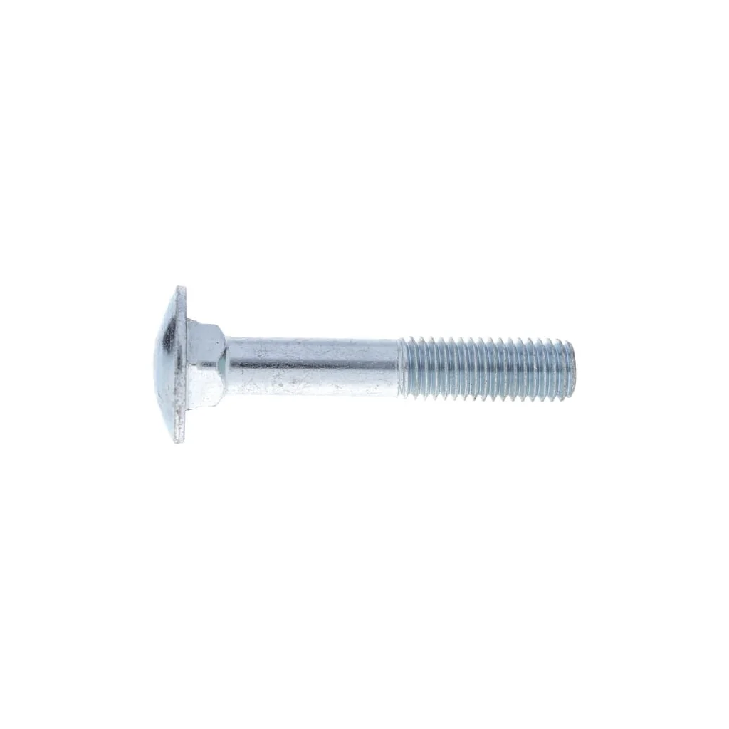 Șurub cap bombat torbant gât pătrat DIN603 M10x1,5x60mm filet 26mm oțel zincat grupa 8.8
