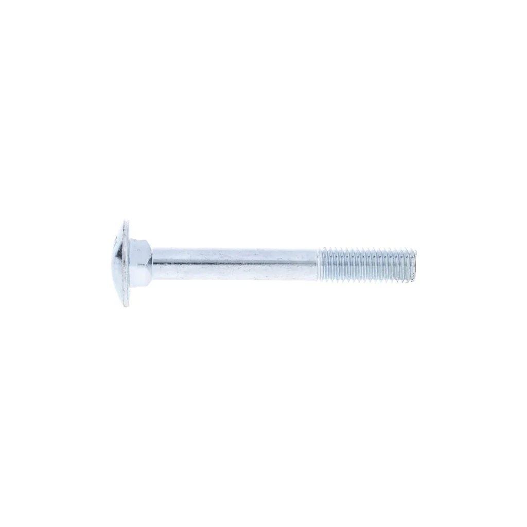Șurub cap bombat torbant gât pătrat DIN603 M10x1,5x80mm filet 26mm oțel zincat grupa 8.8