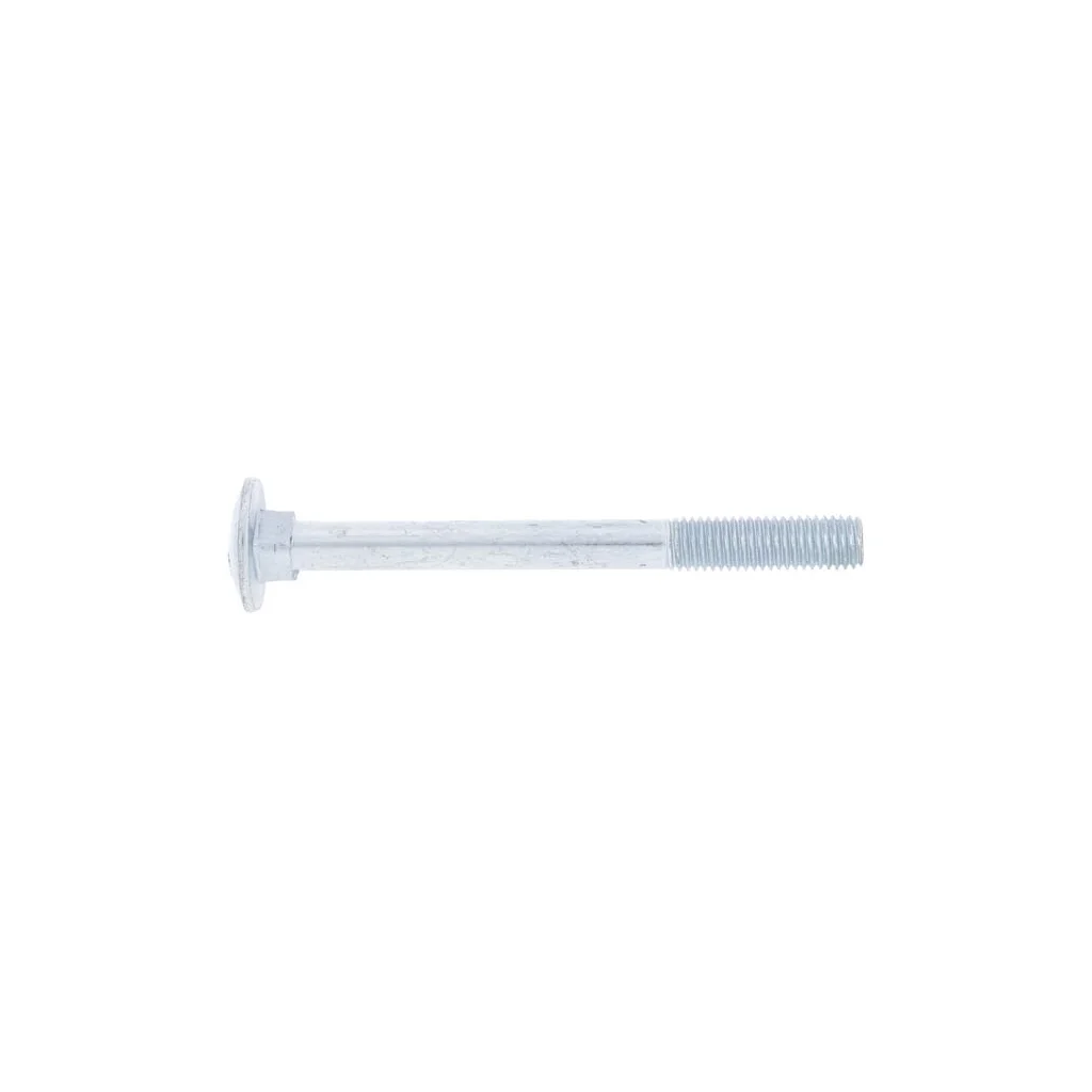 Șurub cap bombat torbant gât pătrat DIN603 M12x1,75x130mm filet 36mm oțel zincat grupa 8.8