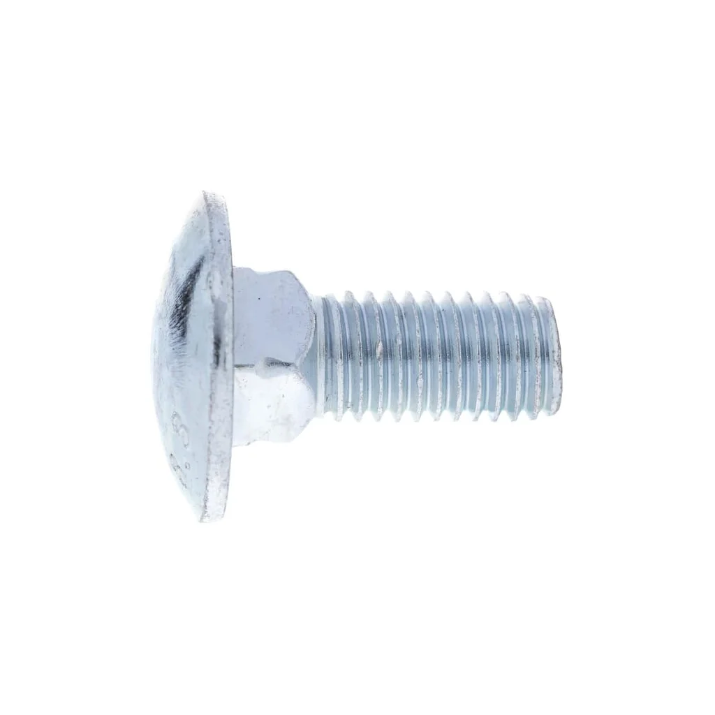 Șurub cap bombat torbant gât pătrat DIN603 M12x1,75x30mm filet 21,3mm oțel zincat grupa 8.8