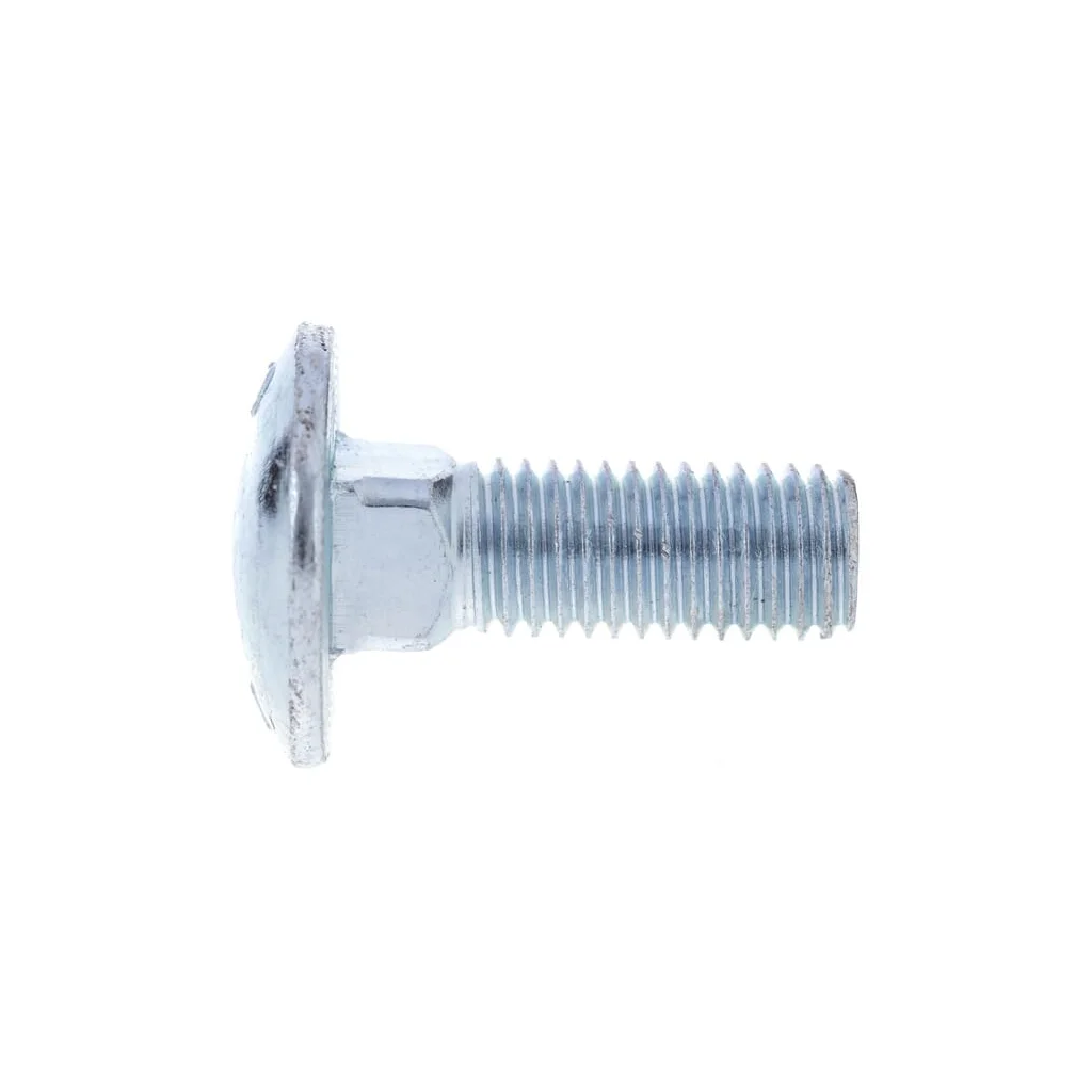 Șurub cap bombat torbant gât pătrat DIN603 M12x1,75x35mm filet 30mm oțel zincat grupa 8.8