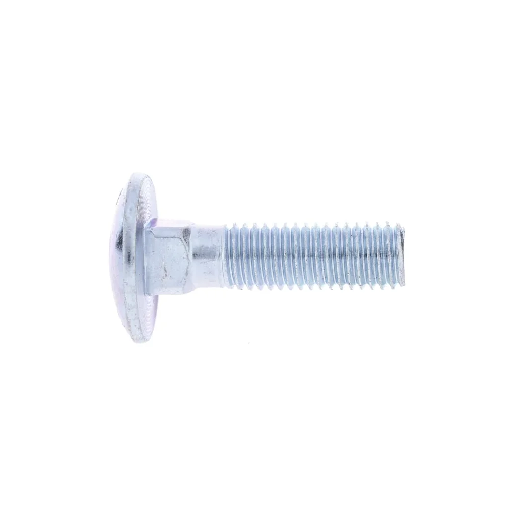 Șurub cap bombat torbant gât pătrat DIN603 M12x1,75x45mm filet 30mm oțel zincat grupa 8.8