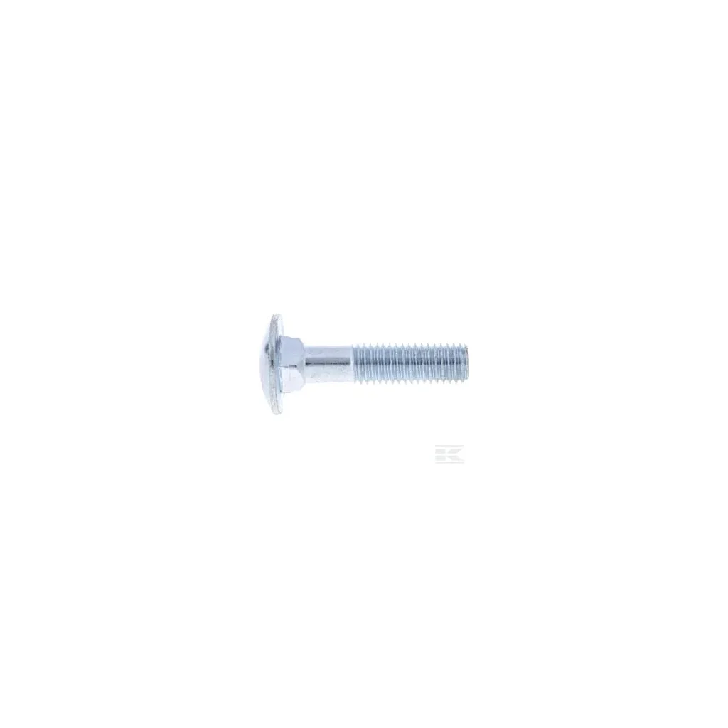 Șurub cap bombat torbant gât pătrat DIN603 M16x2x90mm filet 38mm oțel zincat grupa 8.8