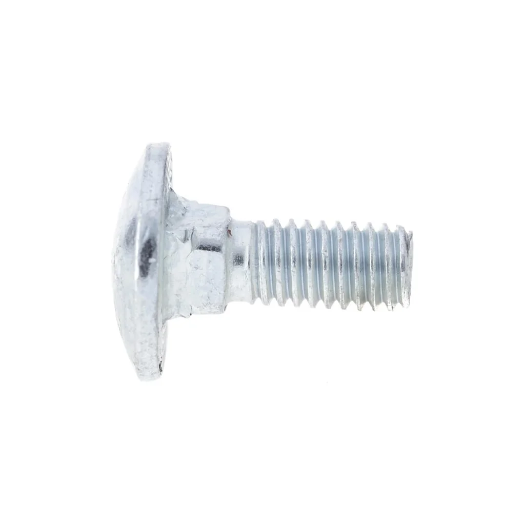 Șurub cap bombat torbant gât pătrat DIN603 M6x1x16mm filet 11,4mm oțel zincat grupa 8.8