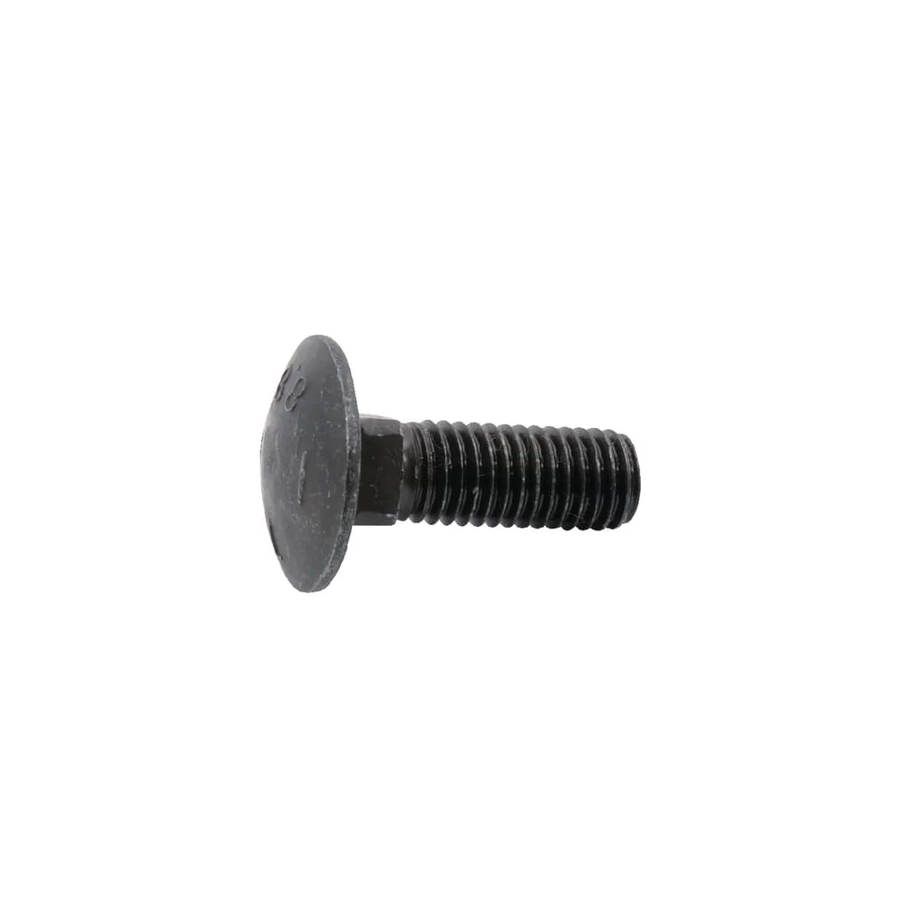 Șurub cap bombat torbant DIN603 M8x1,25x16mm filet 10,4mm oțel grupa 4.6