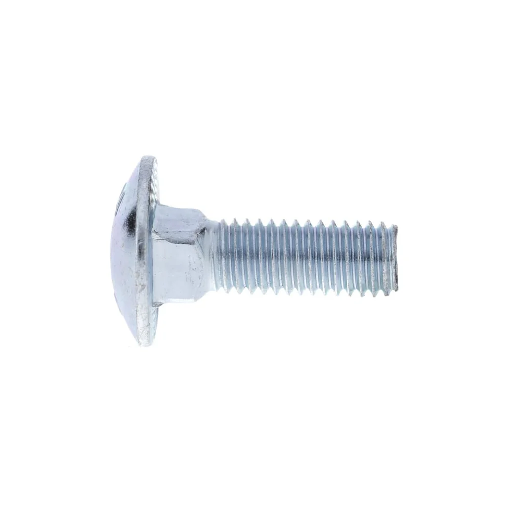 Șurub cap bombat torbant gât pătrat DIN603 M8x1,25x25mm filet 22mm oțel zincat grupa 8.8