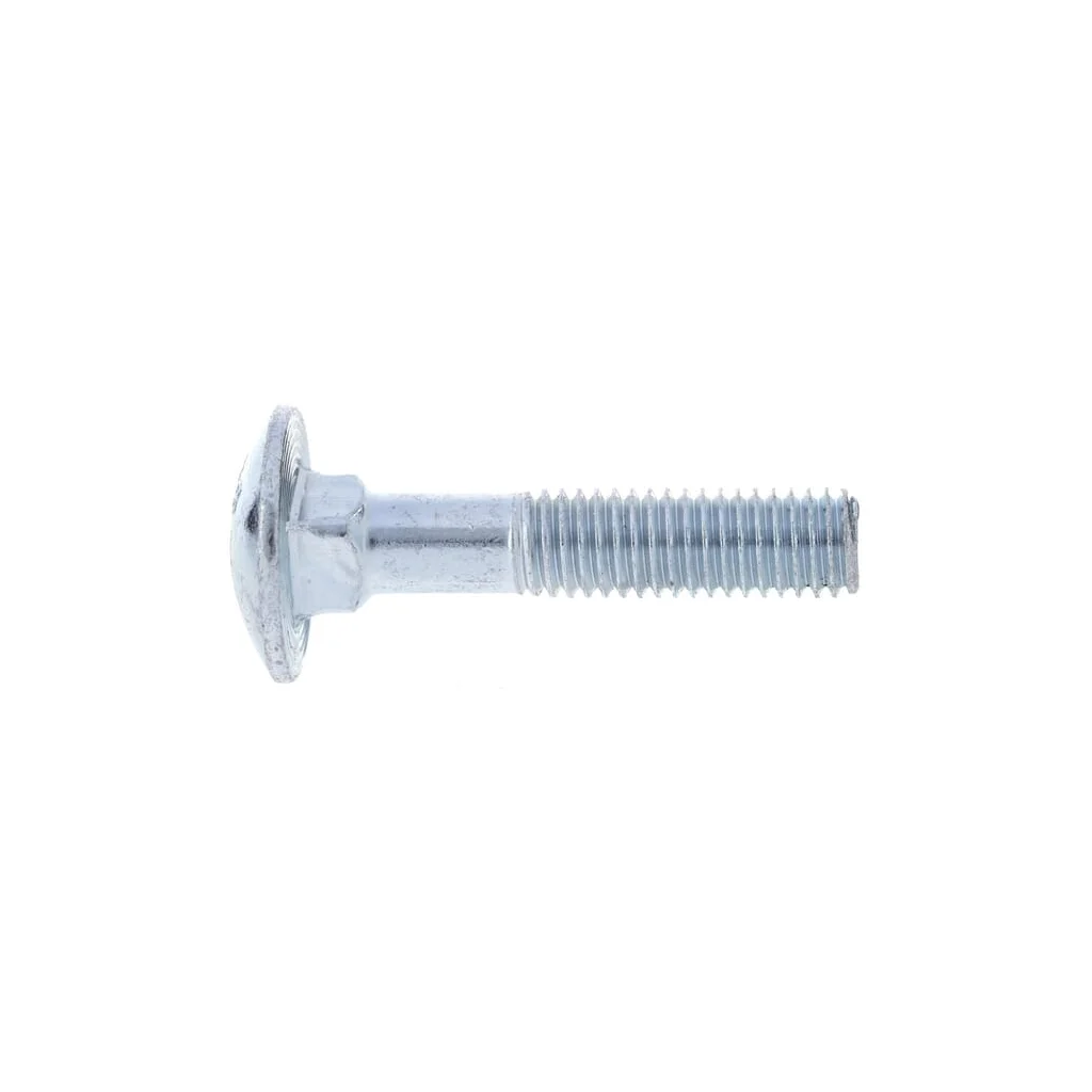 Șurub cap bombat torbant gât pătrat DIN603 M8x1,25x40mm filet 22mm oțel zincat grupa 8.8
