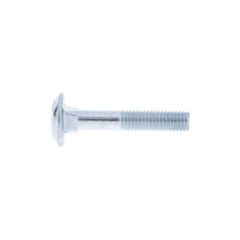 Șurub cap bombat torbant gât pătrat DIN603 M8x1,25x45mm filet 22mm oțel zincat grupa 8.8