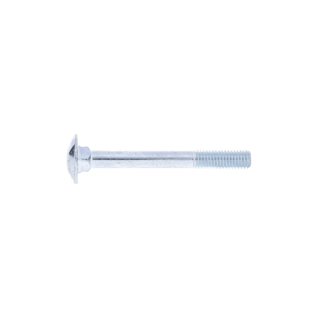 Șurub cap bombat torbant gât pătrat DIN603 M8x1,25x70mm filet 22mm oțel zincat grupa 8.8
