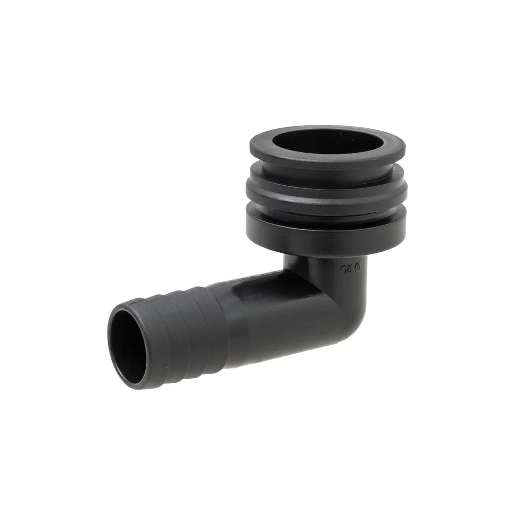Cuplaj furcă, tată 90° AF4, racord furtun 20mm