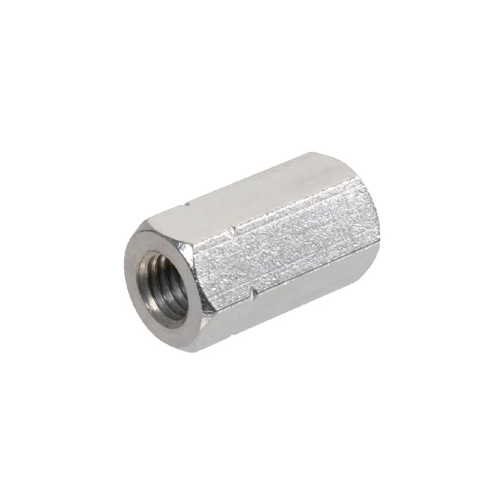 Piuliță hexagonală cuplare DIN6334 M10x1,5mm oțel zincat grupa 6