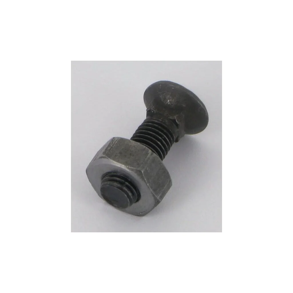 Șurub și piuliță pentru plug M9x30, cap rotund înecat cu gât pătrat