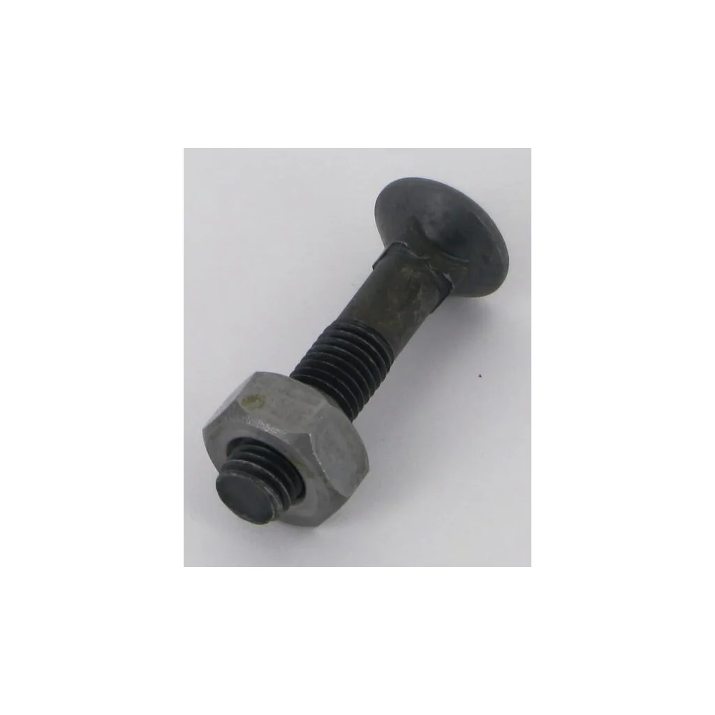 Șurub și piuliță M9x45, cap rotund înecat cu gât pătrat