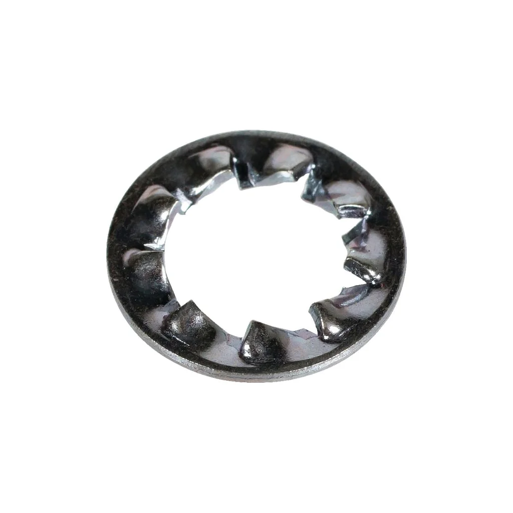 Șaibă rotundă elastică crestată DIN6798 M8x15x0,8mm oțel zincat