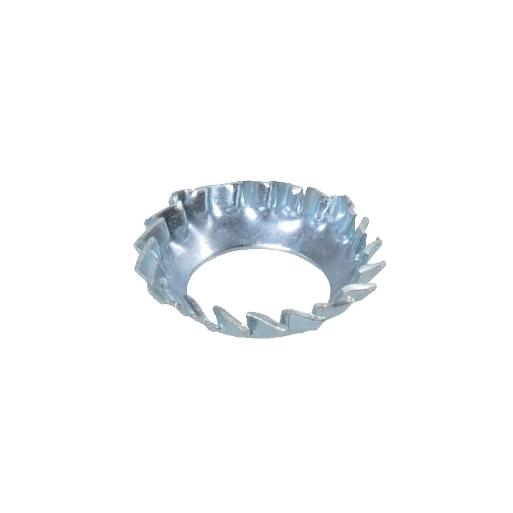 Șaibă crestată de blocare M10x19x0,4mm, oțel zincat, DIN 6798