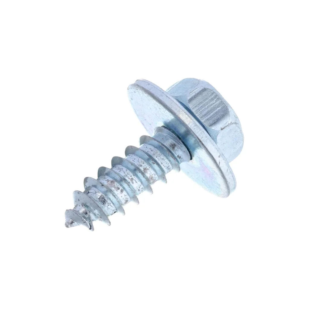 Șurub pentru tablă autofiletant cap hexagonal cu șaibă DIN6901 4,2x13mm oțel zincat