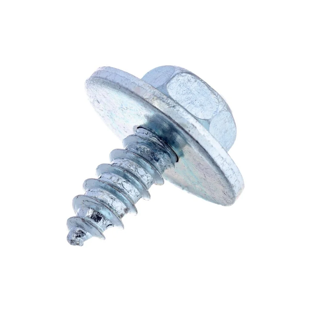 Șurub pentru tablă autofiletant cap hexagonal cu șaibă DIN6901 4,8x13mm oțel zincat