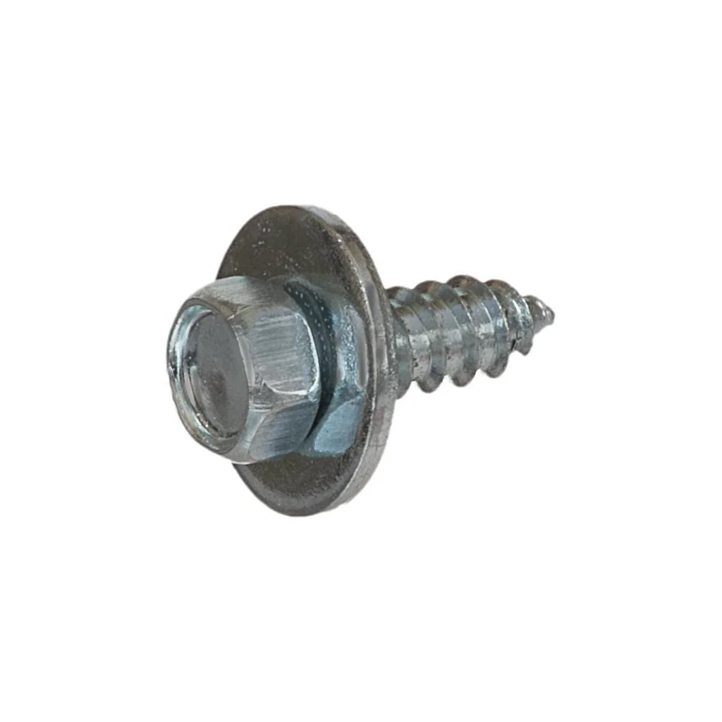 Șurub pentru tablă autofiletant cap hexagonal cu șaibă DIN6901 5,5x16mm oțel zincat