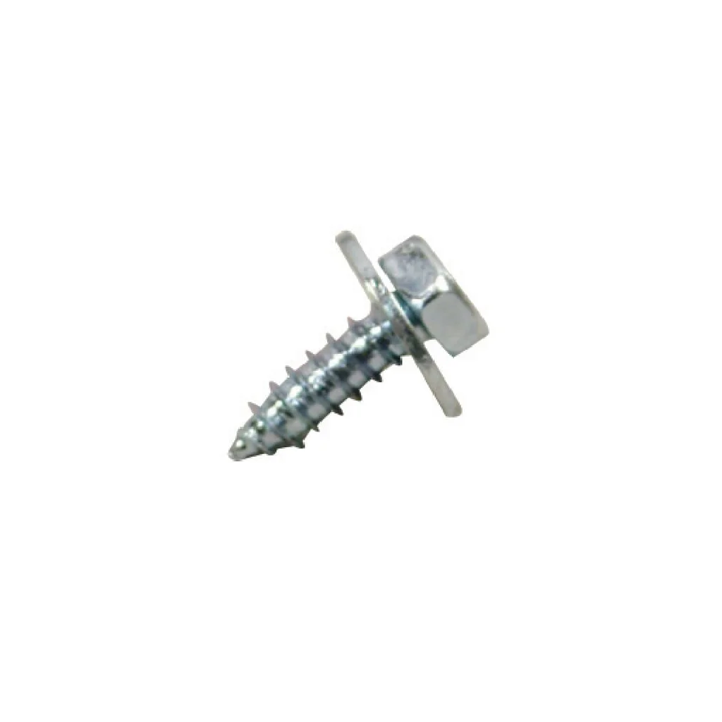 Șurub pentru tablă autofiletant cap hexagonal cu șaibă DIN6901 5,5x19mm oțel zincat