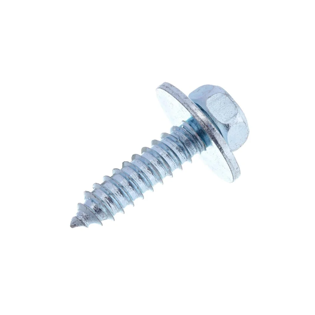 Șurub pentru tablă autofiletant cap hexagonal cu șaibă DIN6901 6,3x25mm oțel zincat