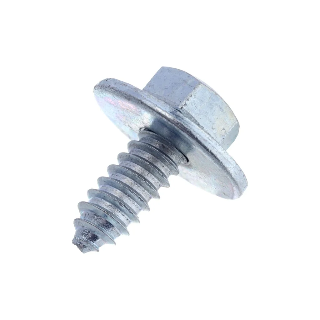 Șurub pentru tablă autofiletant cap hexagonal cu șaibă DIN6901 8x22mm oțel zincat
