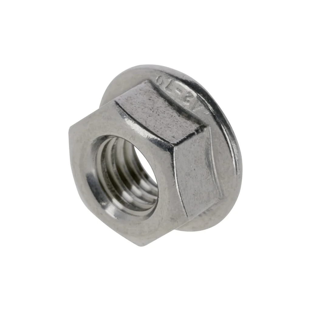 Piuliță hexagonală cu flanșă DIN6923 M8x1,25, oțel inoxidabil, A2