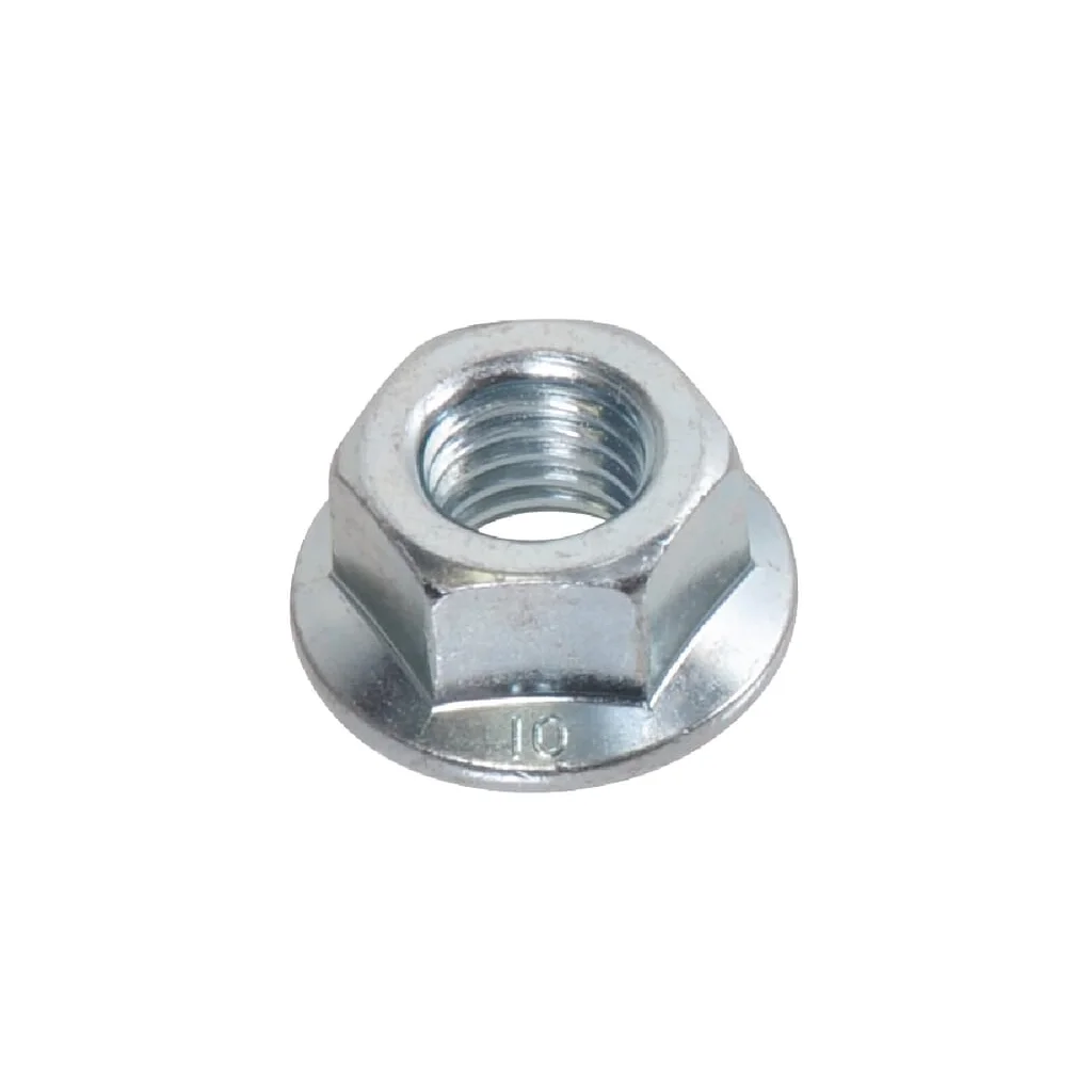 Piuliță hexagonala cu flanșă DIN6923 M6x1mm oțel zincat grupa 8