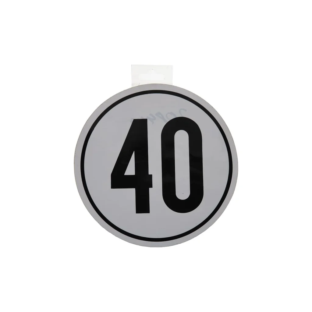 Autocolant 40 Km/H