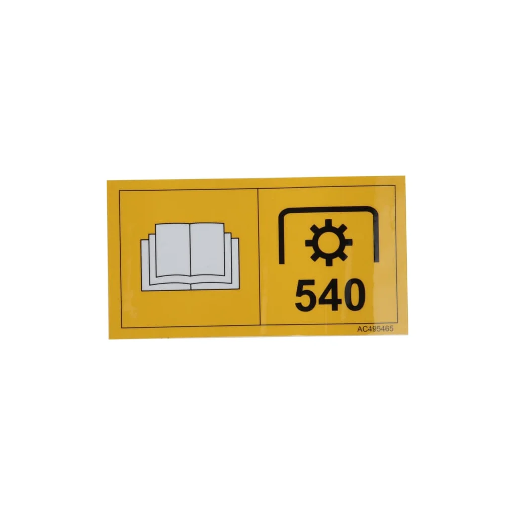 Autocolant priză de putere 540
