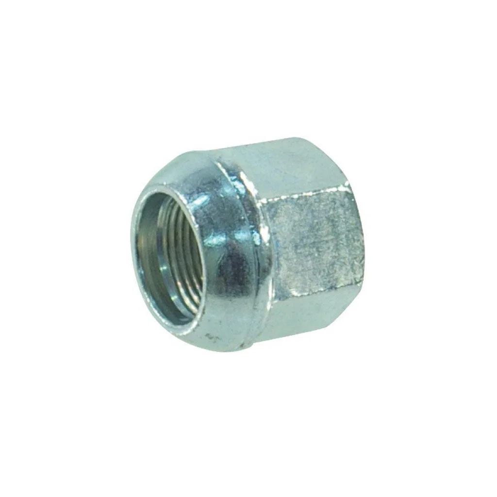 Piuliță hexagonală cu guler sferic formă A pentru roată DIN74361A M12x1,5mm oțel zincat grupa 8