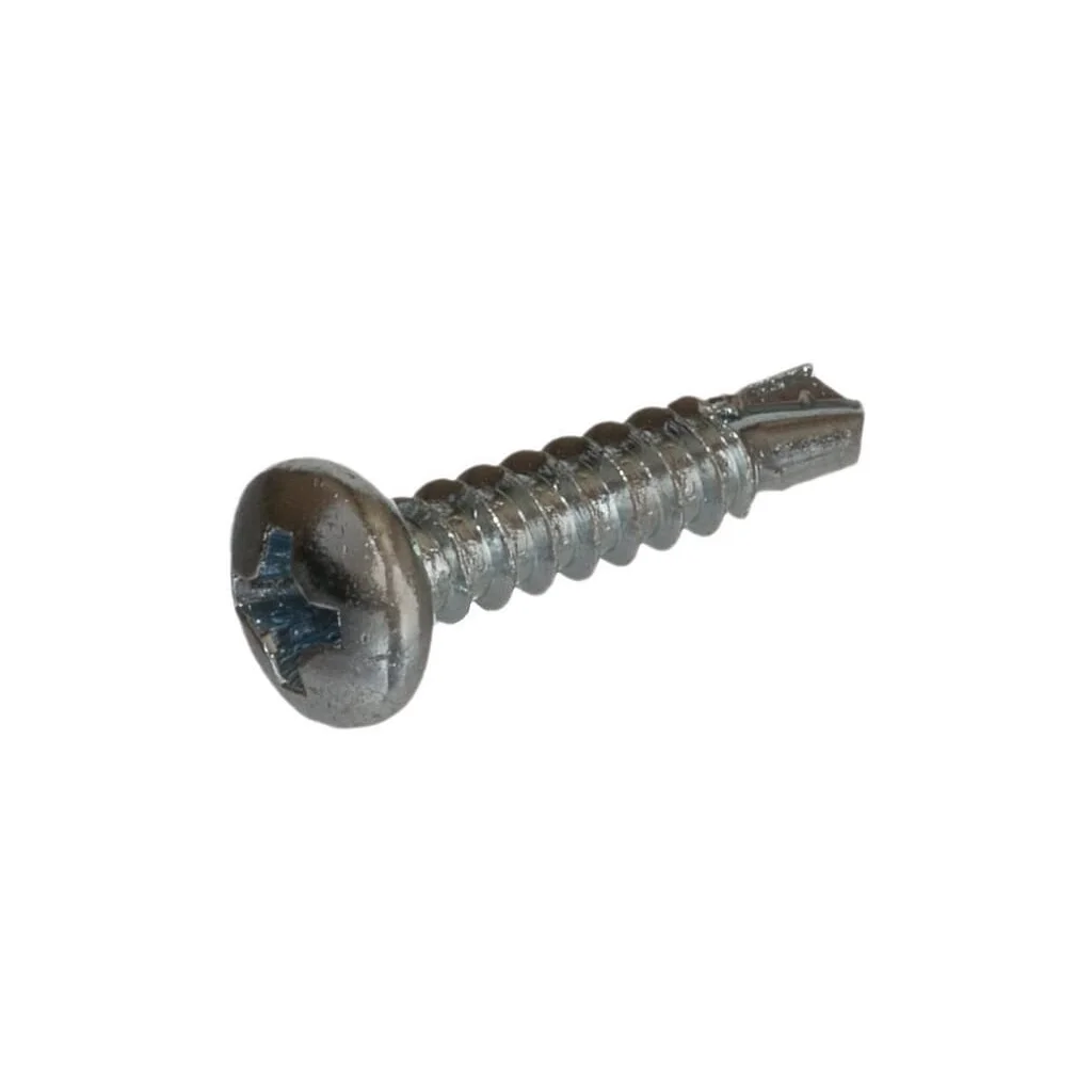 Șurub autoforant cap bombat în cruce PH1 DIN7504 2,9x13mm oțel zincat