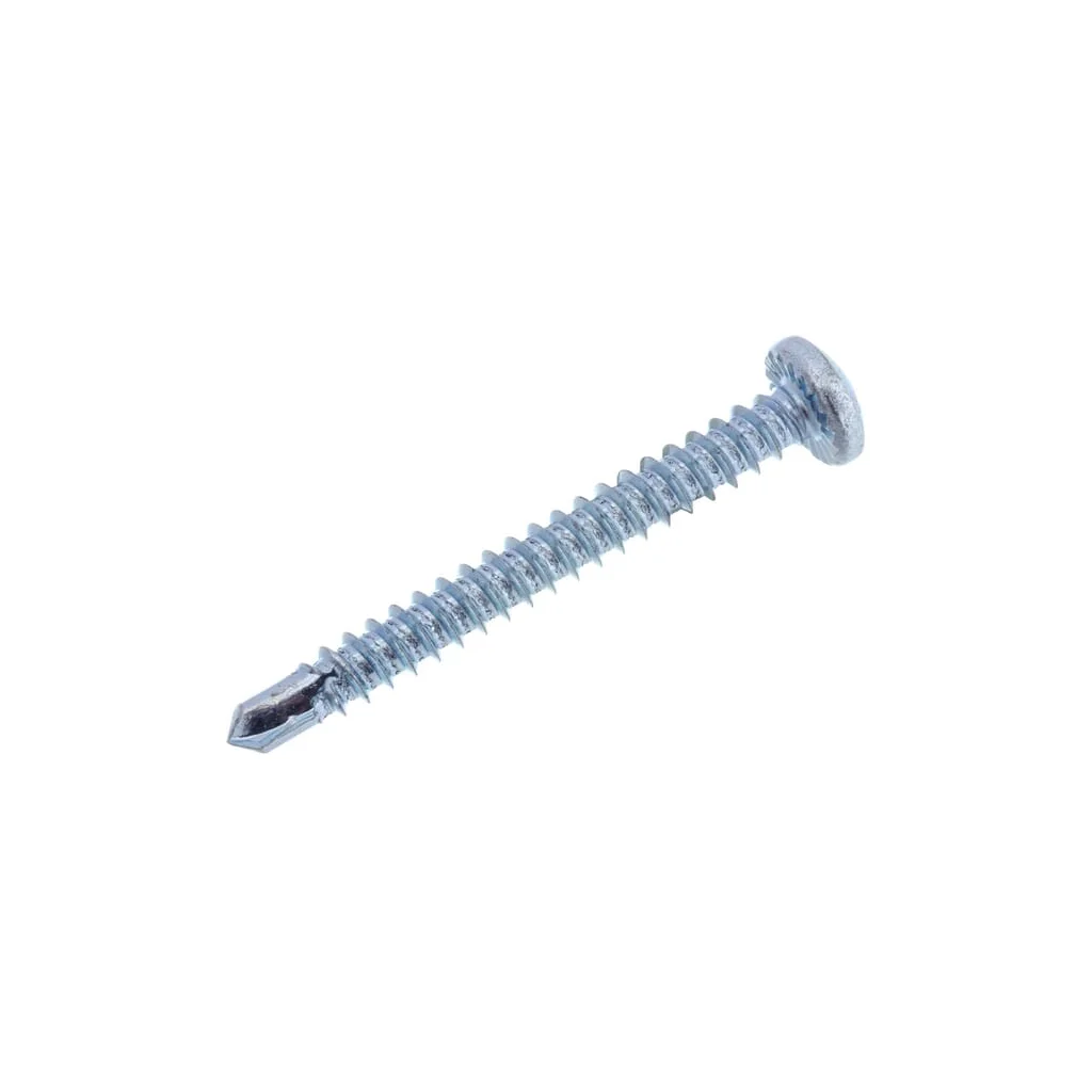 Șurub autoforant cap bombat în cruce PH2 DIN7504 3,5x32mm oțel zincat