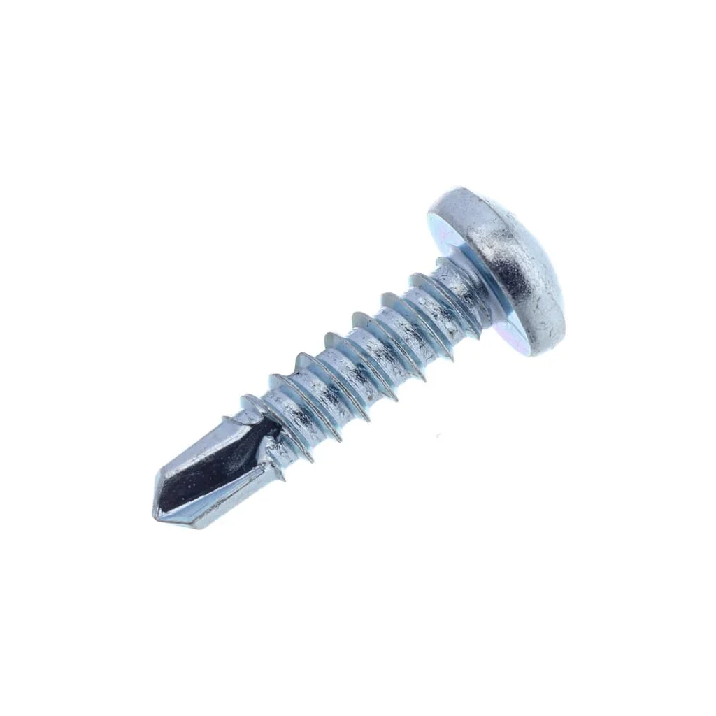 Șurub autoforant cap bombat în cruce PH2 DIN7504 3,9x16mm oțel zincat