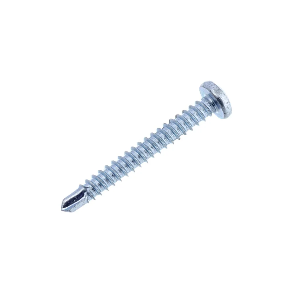 Șurub autoforant cap bombat în cruce PH2 DIN7504 3,9x32mm oțel zincat