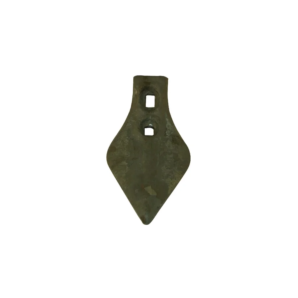 Brăzdar cultivator 235x120x9mm întărit curbat 2 orificii potrivit pentru Peecon
