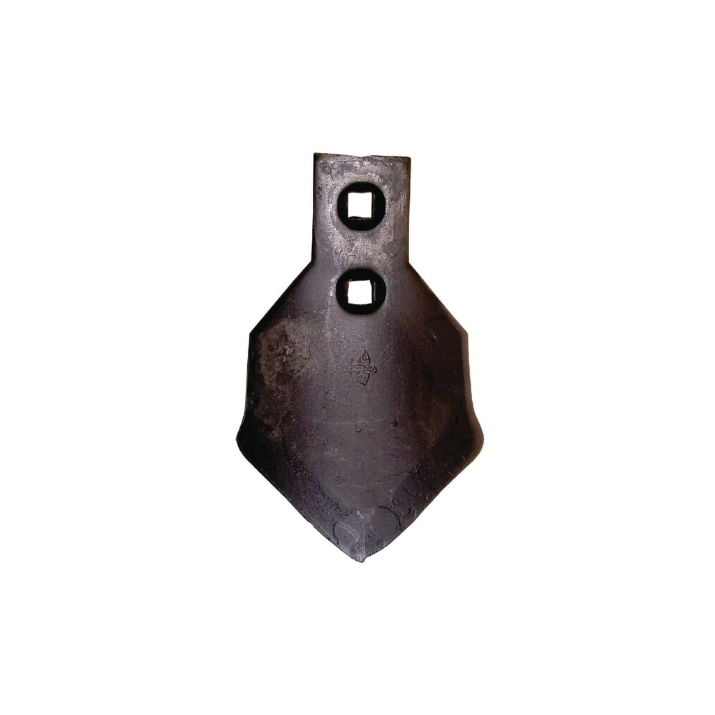 Brăzdar cultivator 198x120x8mm curbat 2 orificii