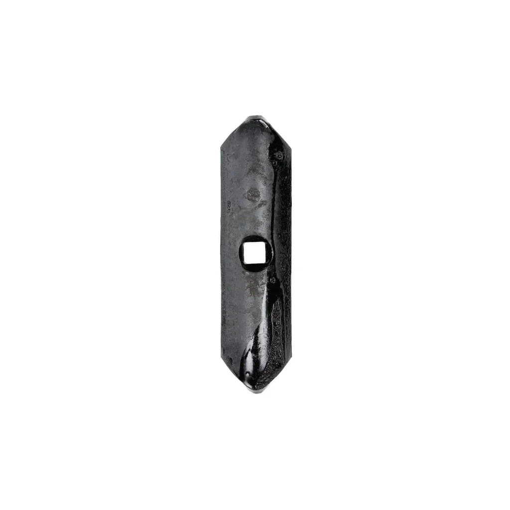 Brăzdar cultivator 135x40x5mm reversibil curbat 1 orificiu