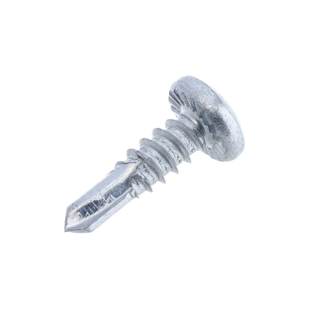Șurub autoforant cap bombat în cruce PH3 DIN7504 5,5x19mm oțel zincat