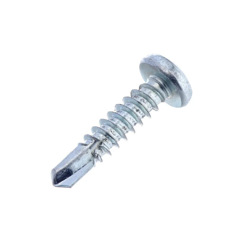 Șurub autoforant cap bombat în cruce PH3 DIN7504 5,5x25mm oțel zincat